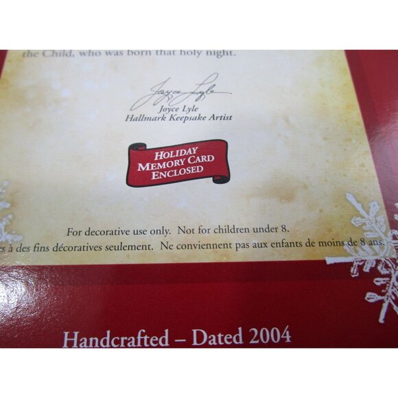 Hallmark Keepsake "That Holy Night" Nativity Ornament Set Of 3 NIB Vintage 2004 - Picture 5 of 12